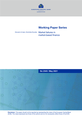 Working Paper Series