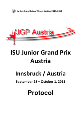 ISU Junior Grand Prix 2011 Latvia, Riga