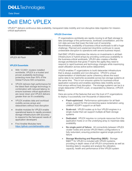 Dell EMC VPLEX