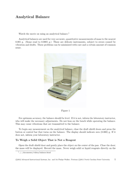 Analytical Balance