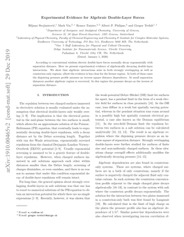 Arxiv:1910.00465V2 [Cond-Mat.Soft] 29 Dec 2019 Xrsin 19.Rcnl,Hwvr Twssonthat Shown Was It However, Recently, Simple No [1–9]