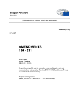 Amendments 136 - 331