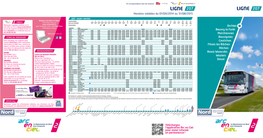 LIGNE LIGNE Horaires Valables Du 01/09/2014 Au 31/08/2015