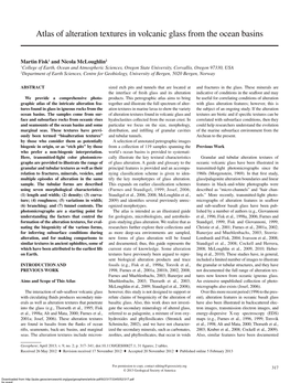 Atlas of Alteration Textures in Volcanic Glass from the Ocean Basins