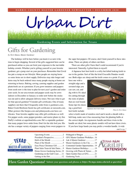 Gifts for Gardening by Terri Simon, Master Gardener