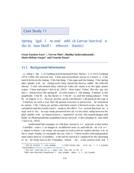 Case Study 11 Spring Algal Bloom and Haddock Larvae Survival On