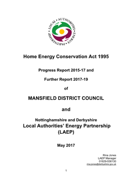 Home Energy Conservation Act 1995