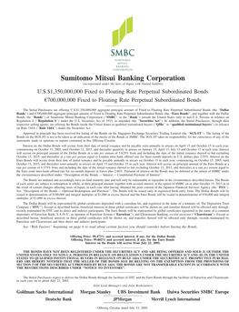 Sumitomo Mitsui Banking Corporation