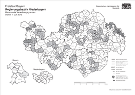 Freistaat Bayern Regierungsbezirk Niederbayern Kommunale Verwaltungsgrenzen Arnbruck Bayerisch Eisenstein Prackenbach Drachselsried Rattenberg Viechtach Stand: 1