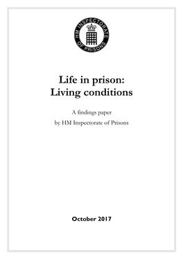 Life in Prison: Living Conditions