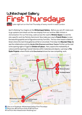 First Thursdays Walking Tour