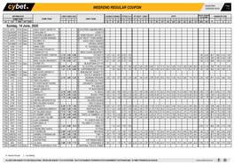 Weekend Regular Coupon 14/06/2020 09:05 1 / 5