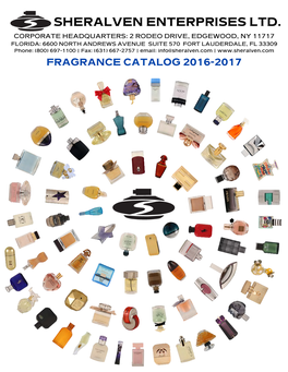 Sheralven Fragrance Perfume Catalog 2016-2017