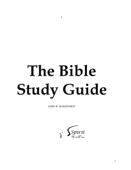 Bible Study Guide