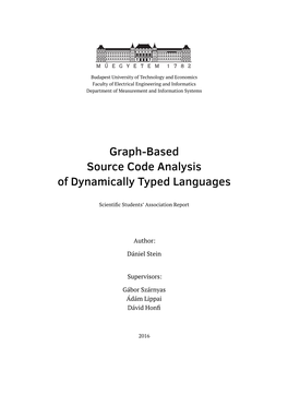 Graph-Based Source Code Analysis of Dynamically Typed Languages