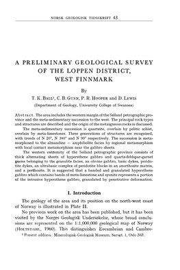 (Holtedahl, 1960). This Distinguishes Eocambrian and Carnbro