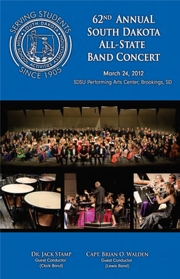 Concerts with the South Dakota High School Activities Association
