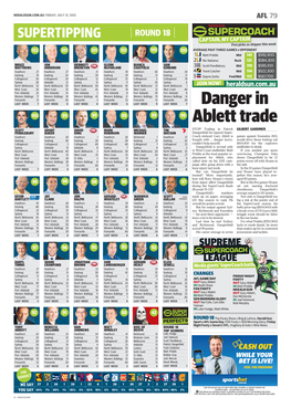 Danger in Ablett Trade