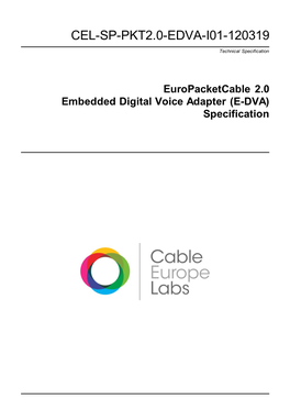 Europacketcable 2.0 E-DVA Specification