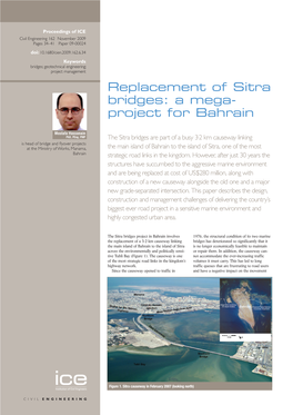 Replacement of Sitra Bridges: a Mega- Project for Bahrain