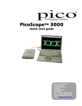 Picoscope 3000 Quick Start Guide