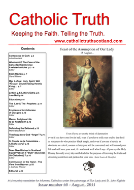 Catholic-Truth Newsletter 2011-082.3 Mbjuly 17, 2021