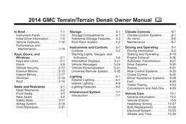 2014 GMC Terrain/Terrain Denali Owner Manual M