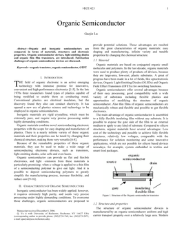 Organic Semiconductor