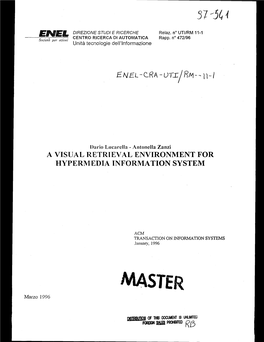 A Visual Retrieval Environment for Hypermedia Information Systems