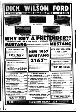 WHY BUY a PRETENDER?? the MOST COPIED CAR in the WORLD IS AVAILABLE for IMMEDIATE DELIVERY! MUSTANG"^Op-™Fasnack-Conv™Bu MUSTANG