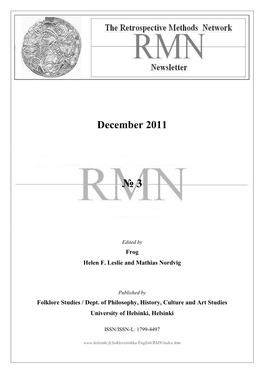RMN Newsletter 3 2011