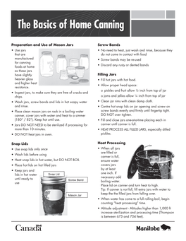 The Basics of Home Canning