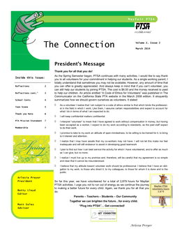 PTSA Newsletter