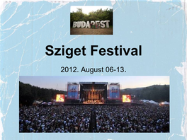 Sziget Festival