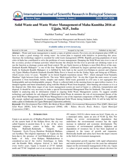 Solid Waste and Waste Water Managementof Maha