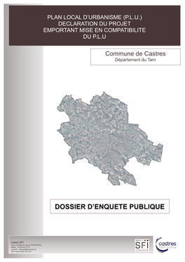 Dossier D'enquete Publique