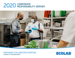 2020 Corporate Responsibility Report