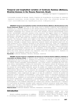 Temporal and Longitudinal Variation of Corbicula Fluminea (Mollusca, Bivalvia) Biomass in the Rosana Reservoir, Brazil