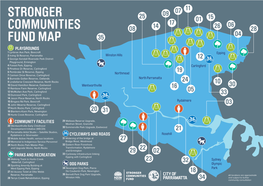 Playgrounds Community Facilities Parks and Recreation Cycleways and Roads Dog Parks