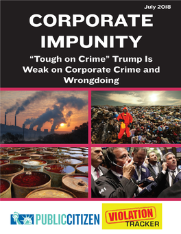 Report, “Corporate Impunity