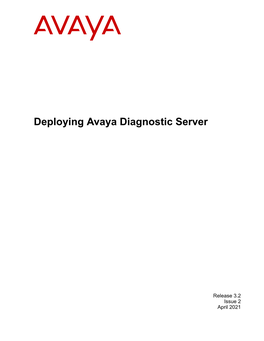 Deploying Avaya Diagnostic Server R3.2