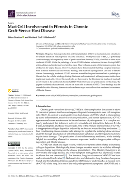 Mast Cell Involvement in Fibrosis in Chronic Graft-Versus-Host Disease