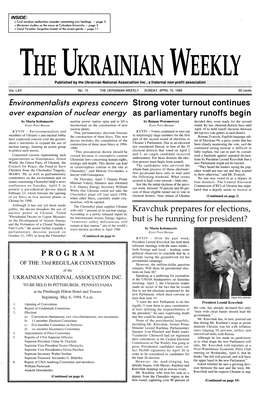 The Ukrainian Weekly 1994, No.15