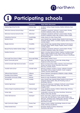 Participating Schools