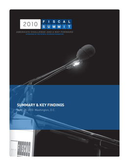 2010 Summary and Key Findings