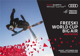 Freeski World Cup Big Air Invitation