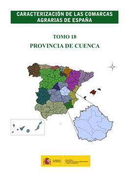 Provincia De Cuenca Caracterización De Las Comarcas Agrarias De España
