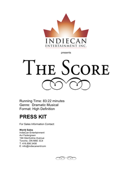 The Score Press Kit FINAL Apr27