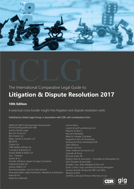 ICLG Litigation & Dispute Resolution 2017