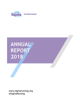 Xi Lambda Annual Report 2018